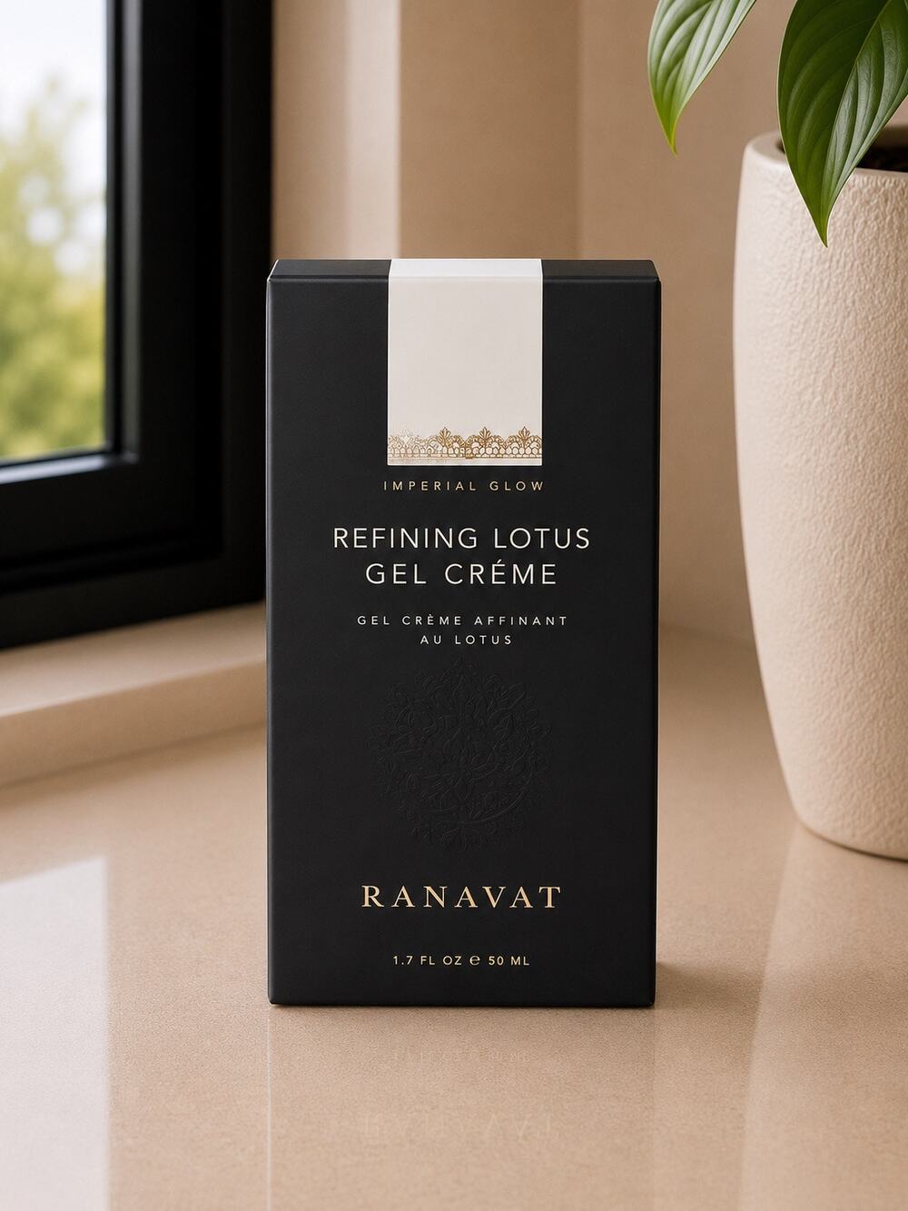 $72 New RANAVAT Imperial Glow Refining Lotus Gel Crème 1.7 oz Sealed Moisturizer
